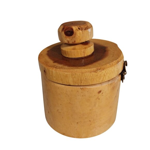 Hinged Wood Jar Box Mold Press - Picture 5 of 8